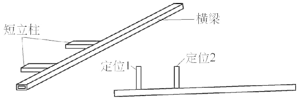 图4-4钣金加工件用扁钢制作的样杆