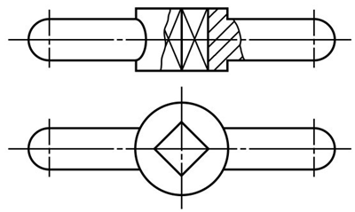 图1-33钣金加工件-不对称机件